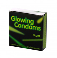 Glowing condoms 3pcs