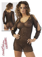 Rochie neagra transaparenta L