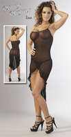 Mesh Kleid schwarz L/XL