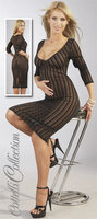 Rochie trei sferturi semi transparenta S