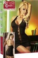 Minikleid schwarze Spitze L
