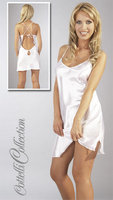 Satin Neglige weiß S