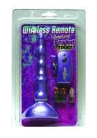 Wireless Vibrating Beaded Prober lila
