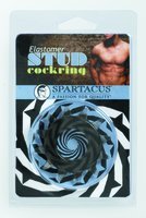 SPARTACUS Elastomer Stud Cock Ring black