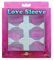 Love Sleeve pink (6 Silikonmanschetten)