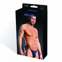 BLUE LINE PERFORMANCE MICROFIBER STRING BIKINI BLUE S M