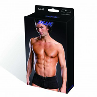 BLUE LINE PERFORMANCE MICROFIBER LACE UP TRUNK BLK S M