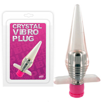 CRYSTAL VIBRO PLUG