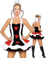 Sexy Queen of Hearts Fancy Dress Costume