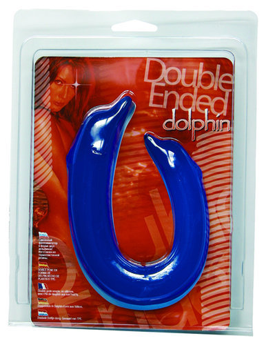 dildo Dublu albastru 30cm
