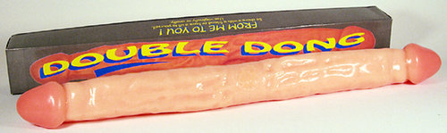 dildo Dublu natur, 42cm