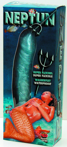 Neptun-Vibrator aus Glitzer-Jelly