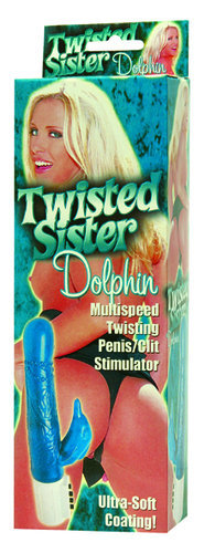 vibrator albastru Twisted