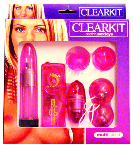 Clearkit Seethru pink-transp. (5tlg.)