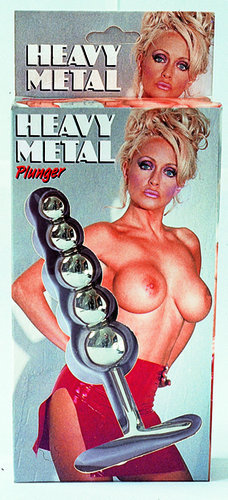 Dildo anal metalic