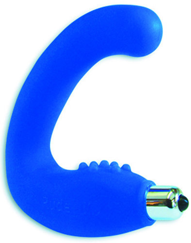 RUDE-BOY Silikon-Vibrator blau