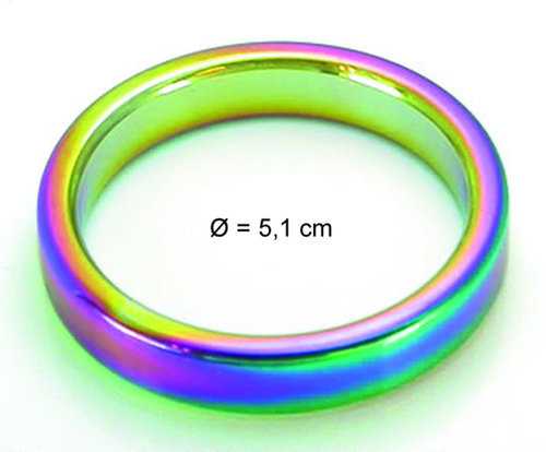 XXdreamSToys Ring 10mm rainbow Ø 5,1cm