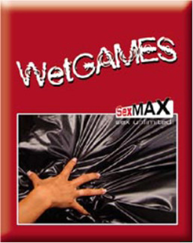 SexMax Wetgames bedsheet 180x220 black