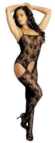 COLLECTION X Paloma Catsuit ouv. schw. S
