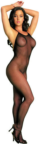 COLLECTION X Morena Catsuit ouvert schwarz S M