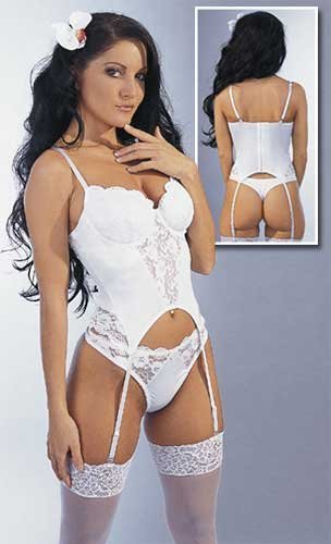 Set corset alb 75B/S
