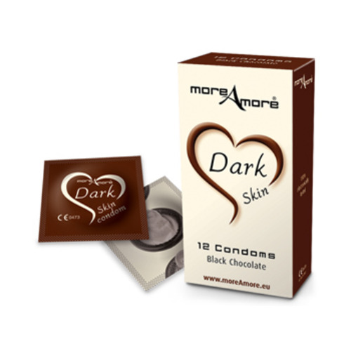 MoreAmore   Condom Dark Skin 12 pcs